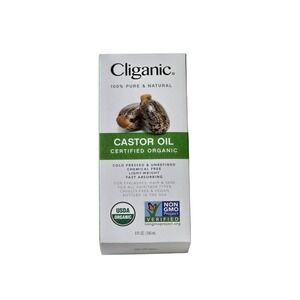 Cliganic/100%Pure & Natural/Castor Oil/8 FL.‎ OZ